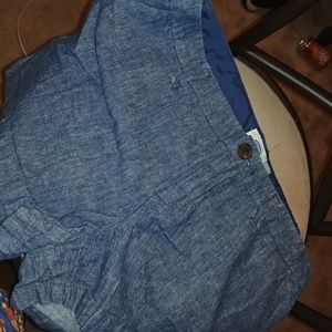 Jean washed shorts